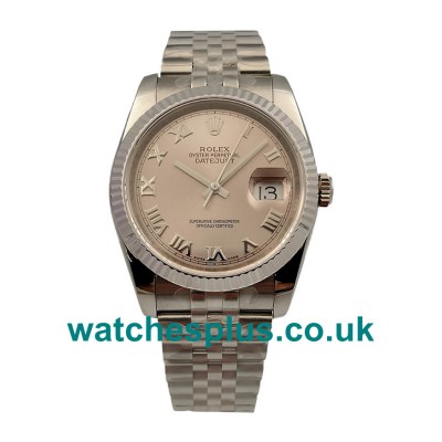 UK 36 MM High Quality Replica Rolex Datejust 116234 With Rhodium Dials And Steel Cases For Sale