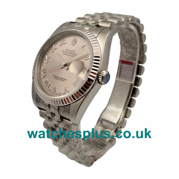 UK 36 MM High Quality Replica Rolex Datejust 116234 With Rhodium Dials And Steel Cases For Sale