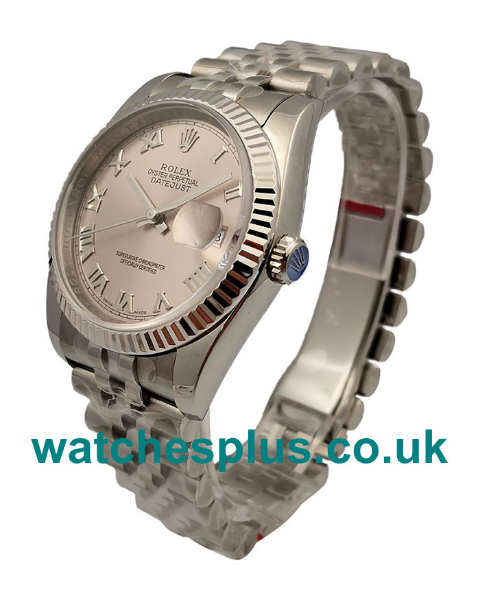 UK 36 MM High Quality Replica Rolex Datejust 116234 With Rhodium Dials And Steel Cases For Sale