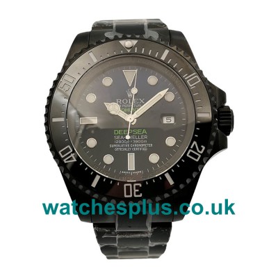 UK Swiss Made Replica Rolex Deepsea 116660 Jacques Piccard V5 PVD D-Blue Dial Swiss 2836-2