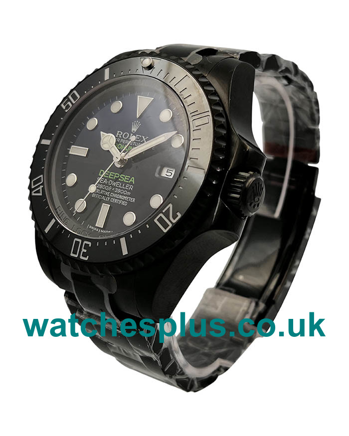 UK Swiss Made Replica Rolex Deepsea 116660 Jacques Piccard V5 PVD D-Blue Dial Swiss 2836-2