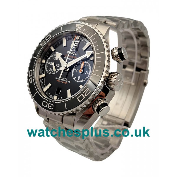 Best 1:1 Omega Seamaster Planet Ocean 215.30.46.51.01.001 Fake Watches With Black Dials For Men