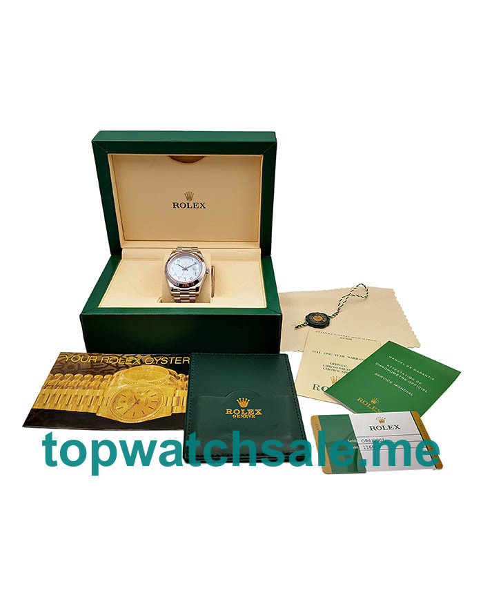 UK High Quality Rolex Day-Date 228206 Replica Watches With Ice Blue Dials Online