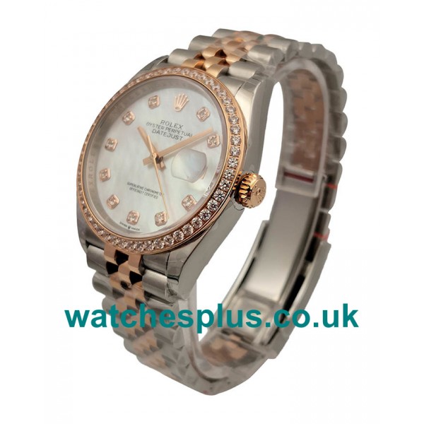 UK Best 1:1 Rolex Datejust 116233 Replica Watches With Mother-Of-Pearl Dials For Sale