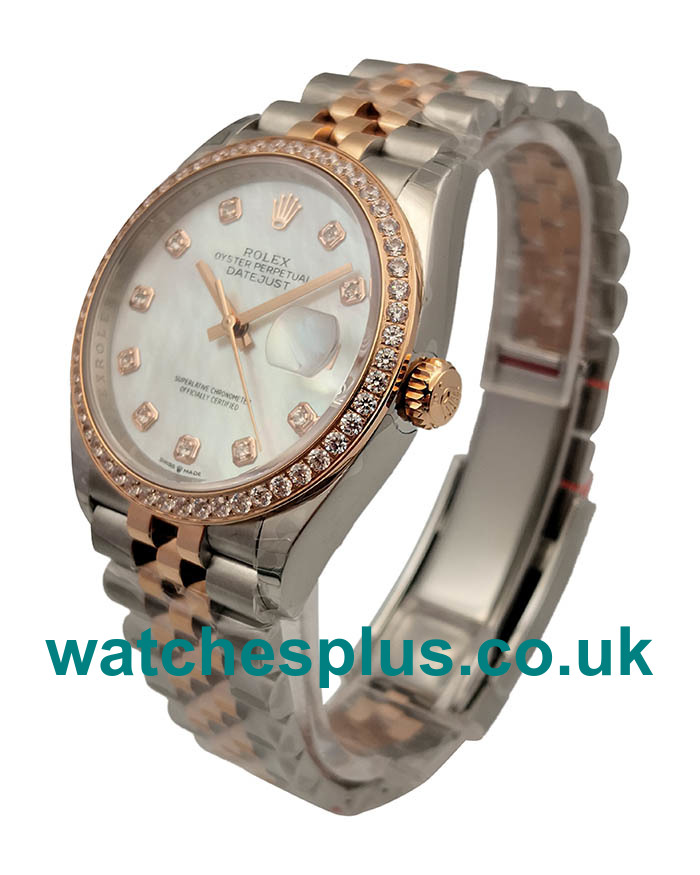 UK Best 1:1 Rolex Datejust 116233 Replica Watches With Mother-Of-Pearl Dials For Sale