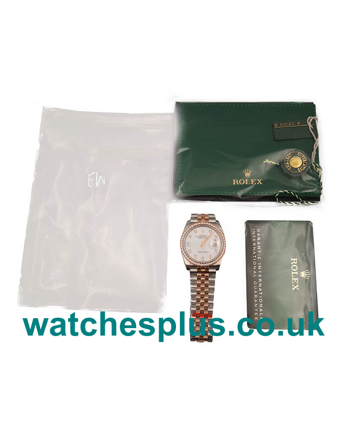 UK Best 1:1 Rolex Datejust 116233 Replica Watches With Mother-Of-Pearl Dials For Sale