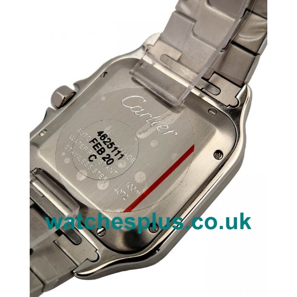 UK High Quality Fake Cartier Santos WSSA0013 With Blue Dials And Steel Cases For Sale