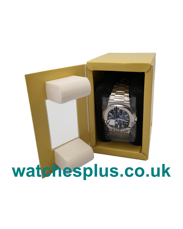 UK Swiss Made Replica Patek Philippe Nautilus 5711/1A Blue Dial Steel Case