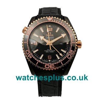 UK Perfect 1:1 Omega Seamaster Planet Ocean 215.63.46.22.01.001 Replica With Black Dials For Men