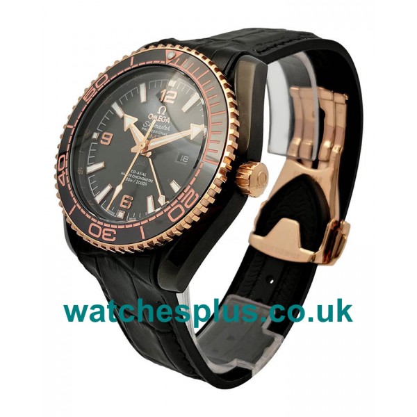 UK Perfect 1:1 Omega Seamaster Planet Ocean 215.63.46.22.01.001 Replica With Black Dials For Men