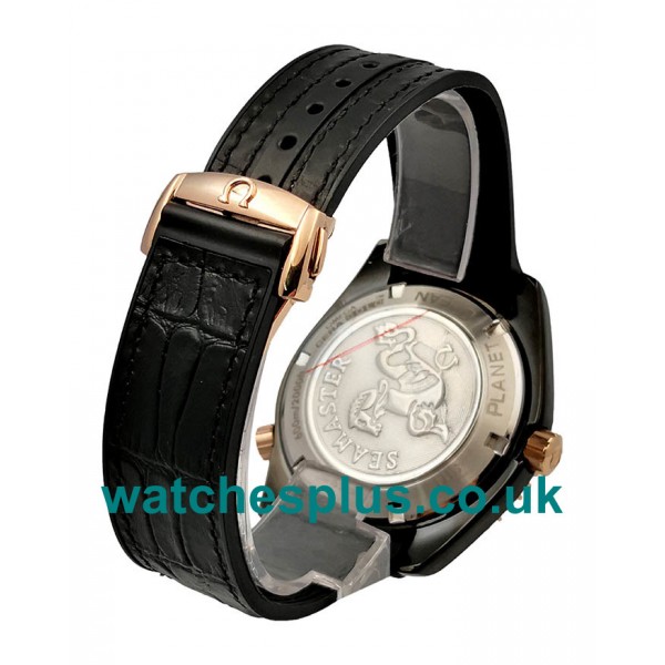 UK Perfect 1:1 Omega Seamaster Planet Ocean 215.63.46.22.01.001 Replica With Black Dials For Men