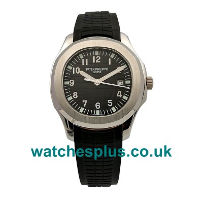 UK Best Quality Patek Philippe Aquanaut 5167A Replica Watches With Black Dials For Men