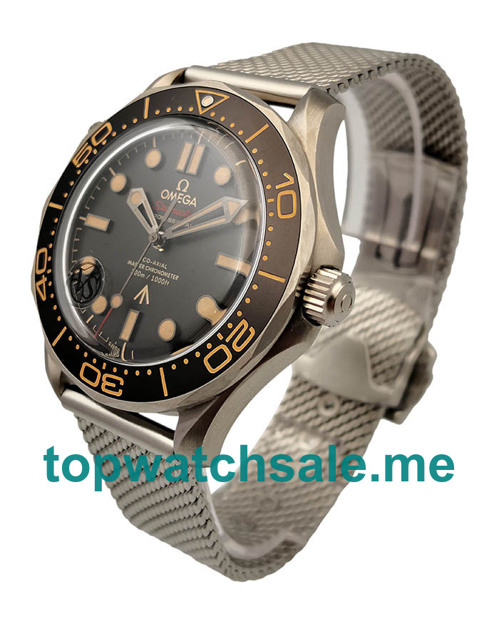 UK AAA Quality Fake Omega Seamaster 300 M 210.92.42.20.01.001 With Black Dials And Titanium Cases