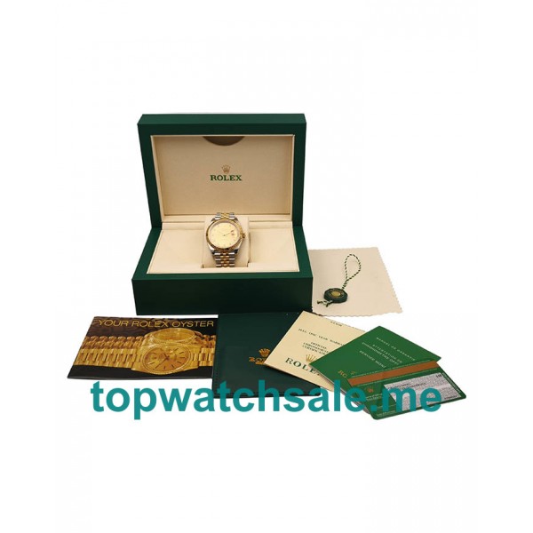 UK Perfect Replica Rolex Datejust II 116333 41MM EW Stainless Steel & Yellow Gold Champagne Dial Swiss 3136