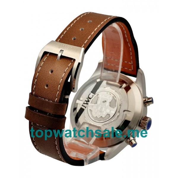 UK High Quality Replica IWC Pilots IW377714 - 40.5 MM Watches With Brown Dials For Sale