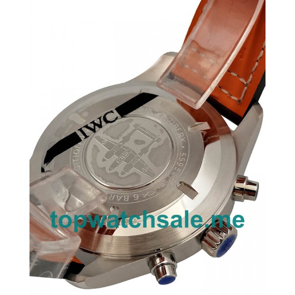 UK High Quality Replica IWC Pilots IW377714 - 40.5 MM Watches With Brown Dials For Sale