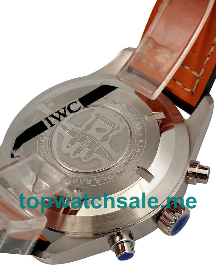 UK High Quality Replica IWC Pilots IW377714 - 40.5 MM Watches With Brown Dials For Sale