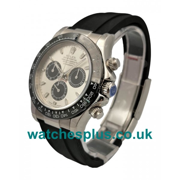 UK Top Replica Rolex Daytona Cosmograph 116519LN JH Stainless Steel Silver Dial Swiss 4130 Run 6@SEC