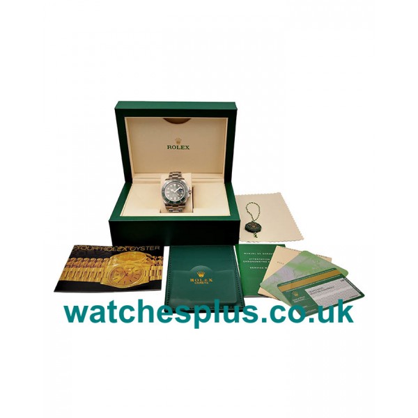 UK Online Replica Rolex Submariner Date 116610LV 2018 N V9S Stainless Steel 904L Green Dial Swiss 3135 Watches