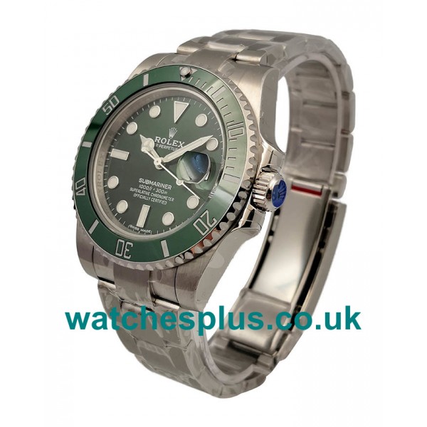 UK Online Replica Rolex Submariner Date 116610LV 2018 N V9S Stainless Steel 904L Green Dial Swiss 3135 Watches