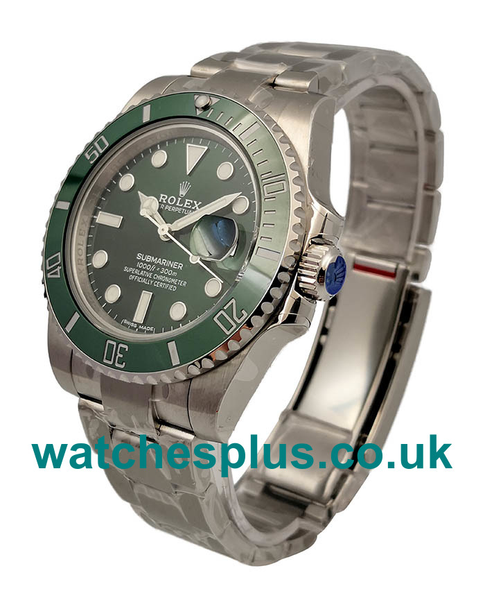 UK Online Replica Rolex Submariner Date 116610LV 2018 N V9S Stainless Steel 904L Green Dial Swiss 3135 Watches