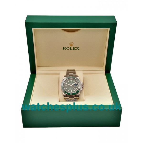 UK Online Replica Rolex Submariner Date 116610LV 2018 N V9S Stainless Steel 904L Green Dial Swiss 3135 Watches