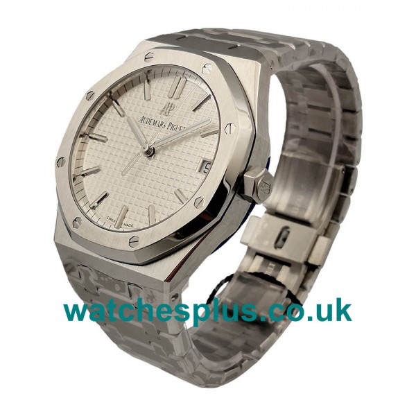 UK Swiss Made Fake Audemars Piguet Royal Oak 15500ST.OO.1220ST.04 White Dials Steel Cases Online