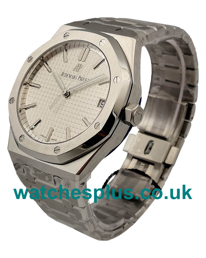 UK Swiss Made Fake Audemars Piguet Royal Oak 15500ST.OO.1220ST.04 White Dials Steel Cases Online