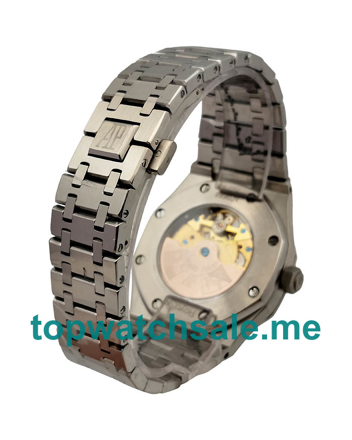 UK Best Quality Fake Audemars Piguet Royal Oak Watches With Blue Dials Steel Cases For Sale