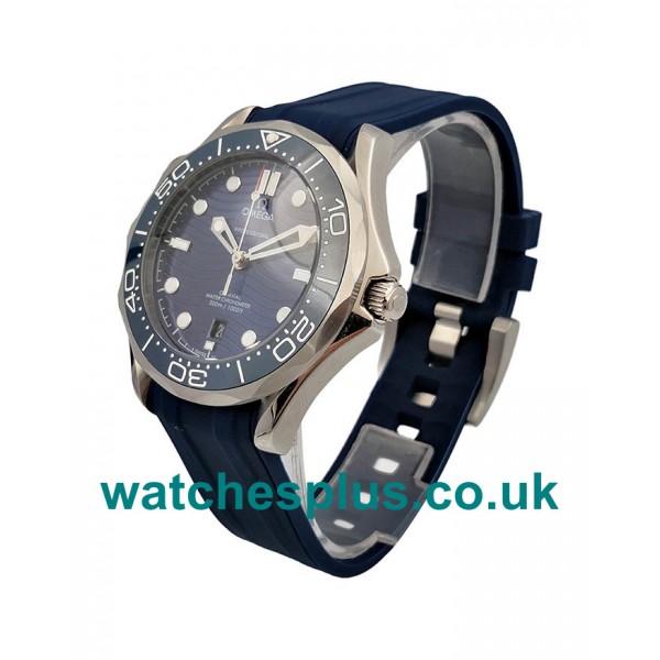 42 MM Top Quality Omega Seamaster 300 M 210.32.42.20.03.001 Replica Watches With Blue Dials For Men