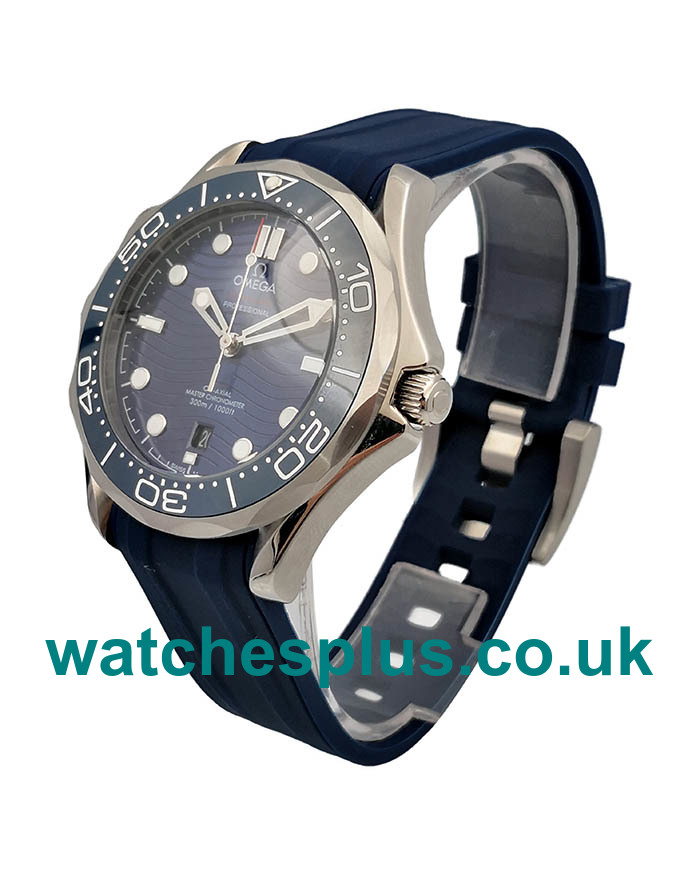 42 MM Top Quality Omega Seamaster 300 M 210.32.42.20.03.001 Replica Watches With Blue Dials For Men