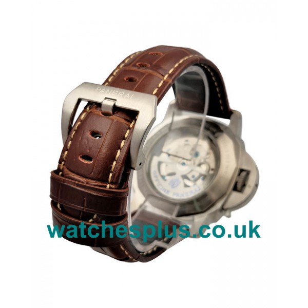 UK Swiss Made Replica Panerai Luminor GMT PAM00088 With Black Dials And Steel Cases For Men