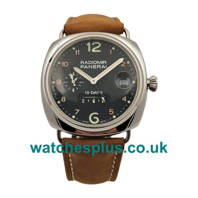 UK Best Quality Replica Panerai Radiomir PAM00497 With Black Dials And Steel Cases For Men