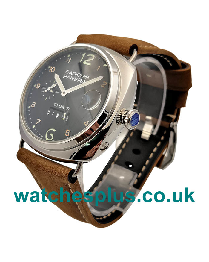 UK Best Quality Replica Panerai Radiomir PAM00497 With Black Dials And Steel Cases For Men