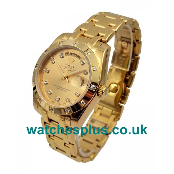 UK Best 1:1 Rolex Day-Date 18948 Replica Watches With Champagne Dials For Sale