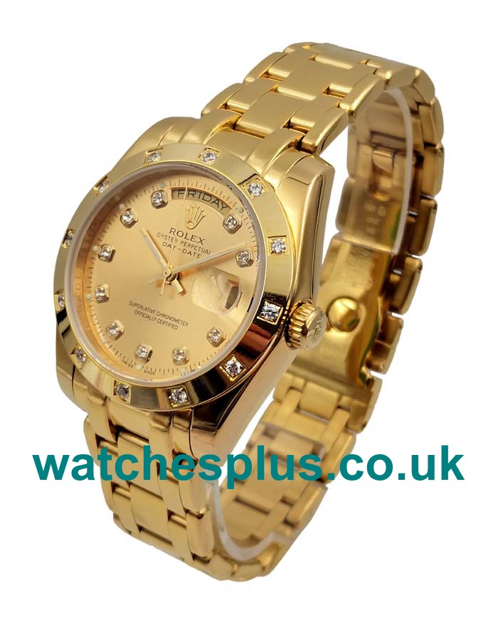 UK Best 1:1 Rolex Day-Date 18948 Replica Watches With Champagne Dials For Sale