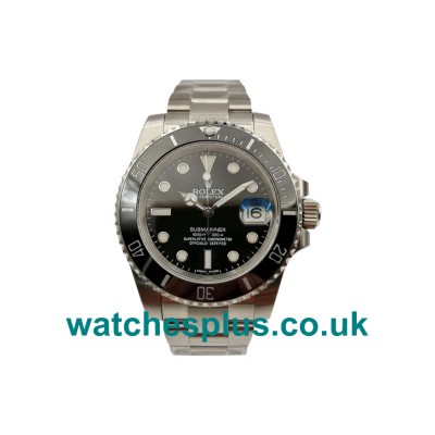 UK High Quality Rolex Submariner 116610LN Replica Watches With Black Dials For Sale