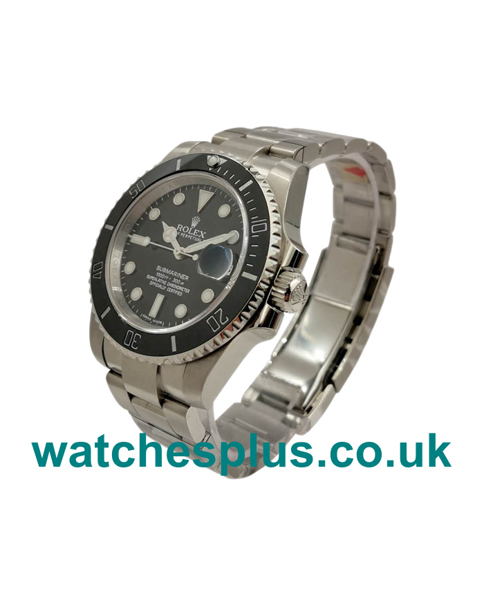 UK High Quality Rolex Submariner 116610LN Replica Watches With Black Dials For Sale