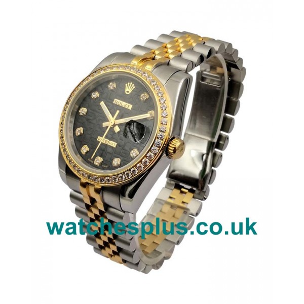 UK Best Quality Rolex Datejust 116243 Replica Watches With Black Dials For Sale