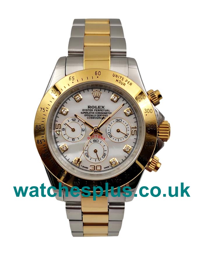 Best Quality Rolex Daytona 116523 Replica Watches With Mother-Of-Pearl Dials For Sale