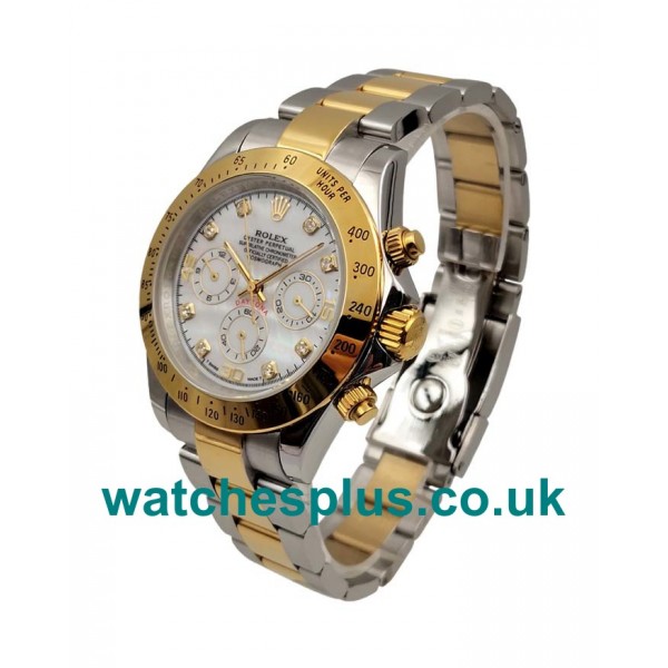 Best Quality Rolex Daytona 116523 Replica Watches With Mother-Of-Pearl Dials For Sale