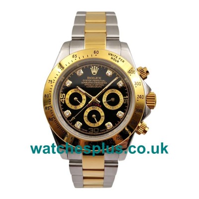 High Quality Rolex Daytona 116523 Replica Watches With Black Dials For Sale