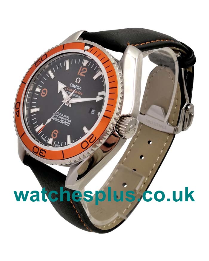 UK AAA Quality Omega Seamaster Planet Ocean 232.30.46.21.01.002 Replica Watches With Black Dials For Men