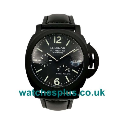 UK Swiss Luxury Panerai Replica Luminor PAM00090 Replica Watches With Black Dials For Men