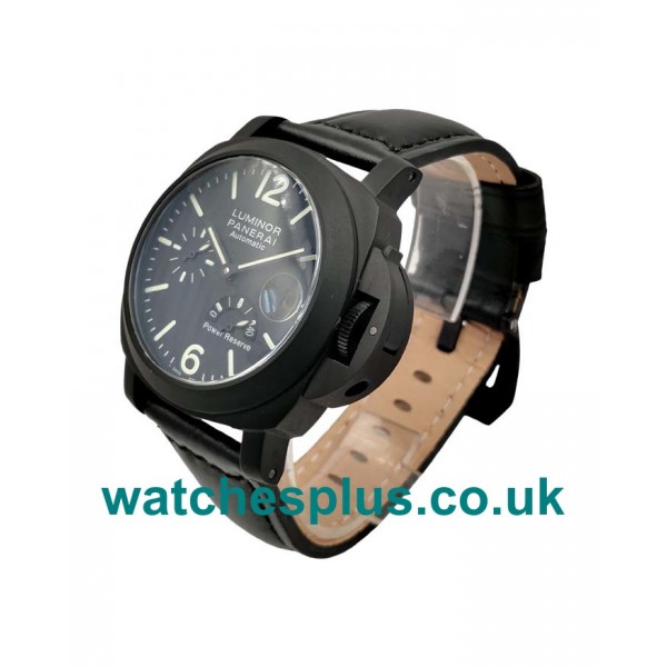 UK Swiss Luxury Panerai Replica Luminor PAM00090 Replica Watches With Black Dials For Men