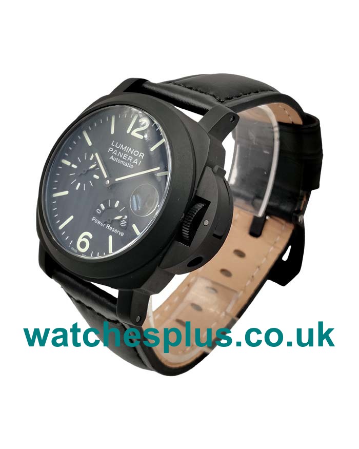 UK Swiss Luxury Panerai Replica Luminor PAM00090 Replica Watches With Black Dials For Men