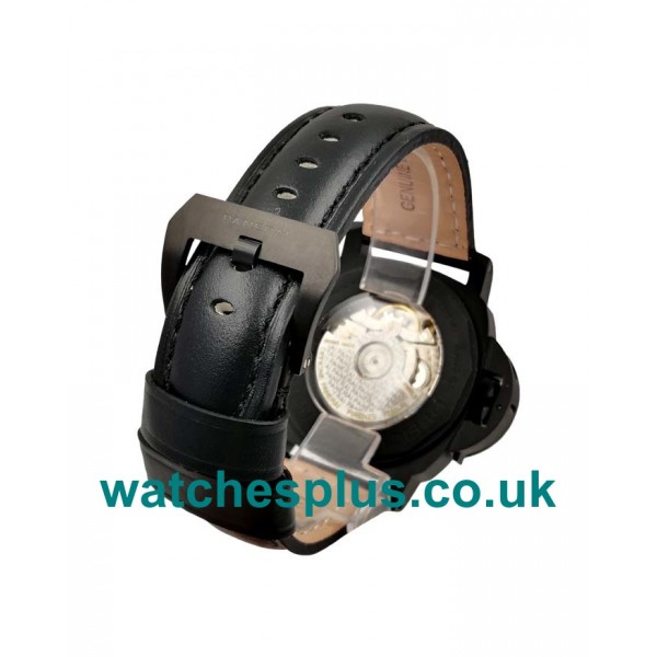 UK Swiss Luxury Panerai Replica Luminor PAM00090 Replica Watches With Black Dials For Men