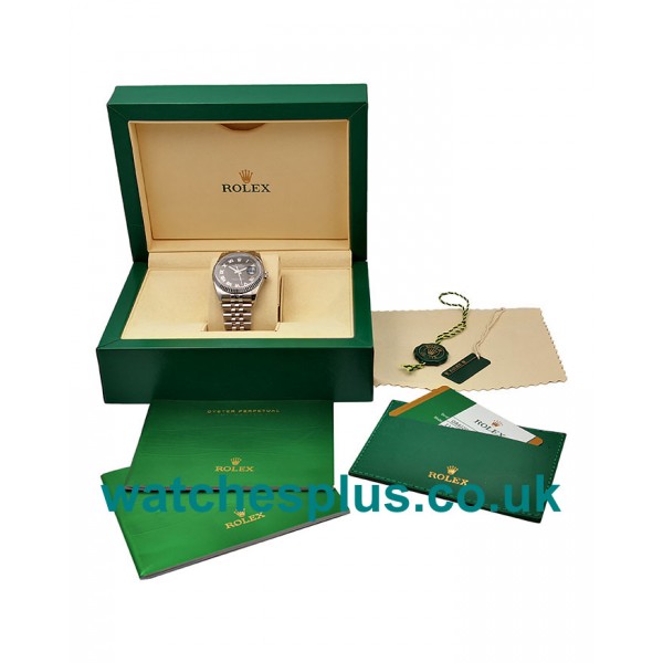 UK Best 1:1 Rolex Datejust 116234 Replica Watches With Black Dials And Steel Cases Online