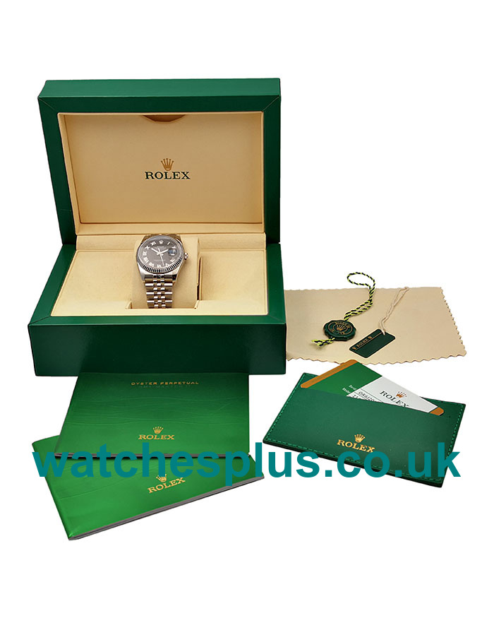 UK Best 1:1 Rolex Datejust 116234 Replica Watches With Black Dials And Steel Cases Online