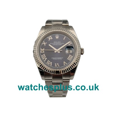 UK Best 1:1 41 MM Rolex Datejust 126334 Replica Watches With Blue Dials For Men